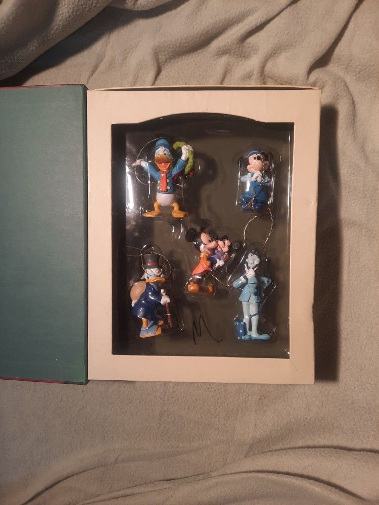 Disney Mickey's Christmas Carol Storybook Ornament Collection Retired 