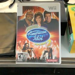 Wii KARAOKE REVOLUTION AMERICAN IDOL ENCORE 2 DVD 