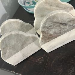 1 pic Napkin Holder White Handmade Marble Dining Table Napkins Holders. $5 each.