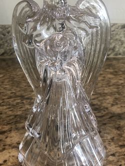 Angel Glass Candle Holders
