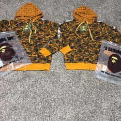 1:1 bape x mcm jackets both size mediums