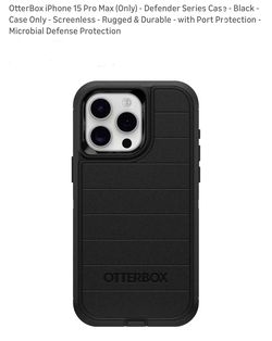 Otterbox IPhone 15 Pro Max (Defender Series) Case, Black