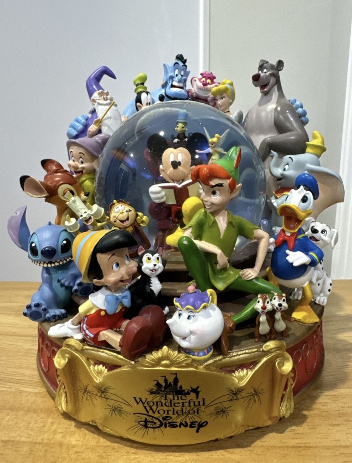 Rare The Wonderful World Of Disney Light Up Musical Friend Like Me Snow Globe