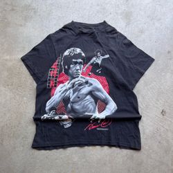 1997 Made In USA Bruce Lee Single Stitched Graphic T Shirt