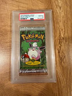 1999 jungle Booster Wigglytuff PSA 10
