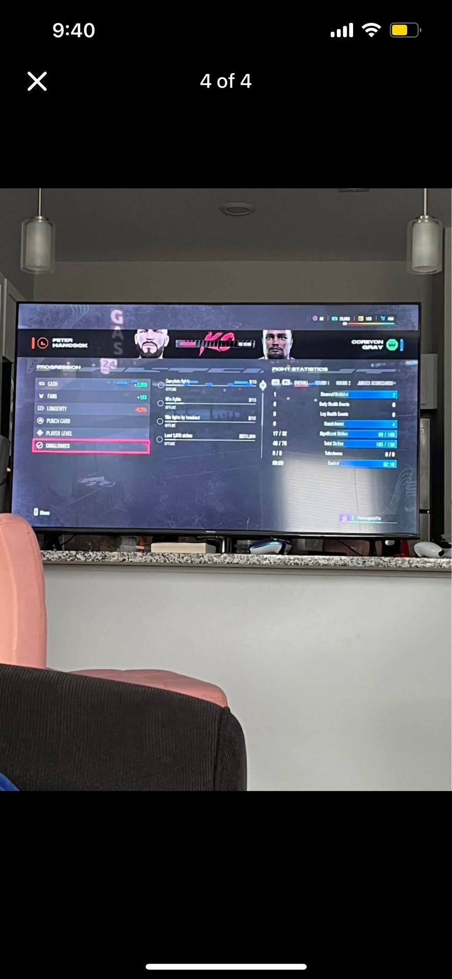 55” Hisense smart tv With Remote