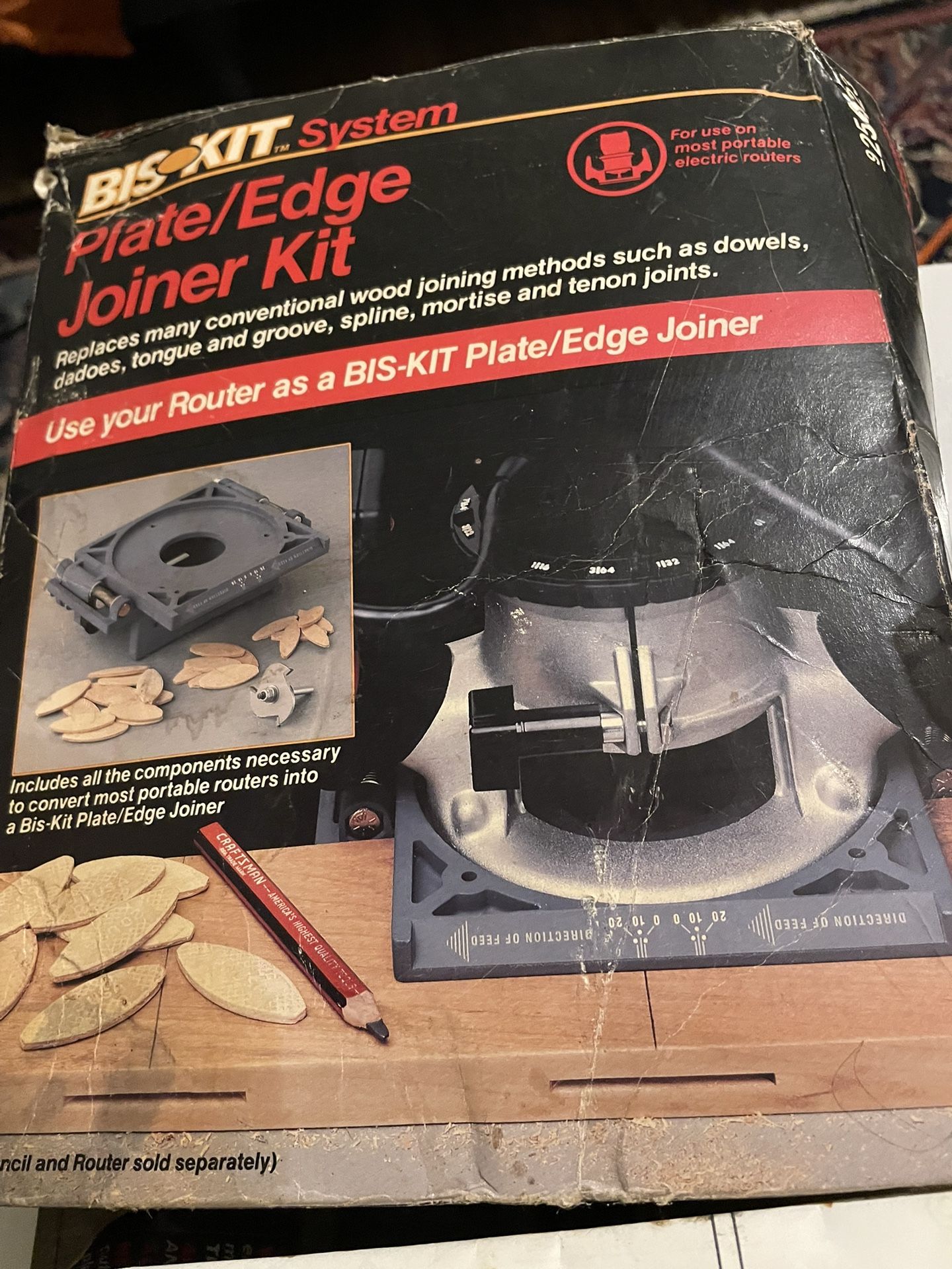 NEW IN OPEN BOX CRAFTSMAN #925423 BIS-KIT SYSTEM PLATE/EDGE JOINER KIT