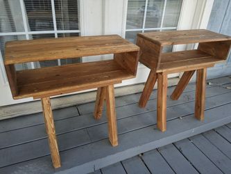 End tables. Delivery available