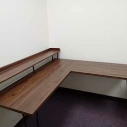 Wooden L-Shaped Desk