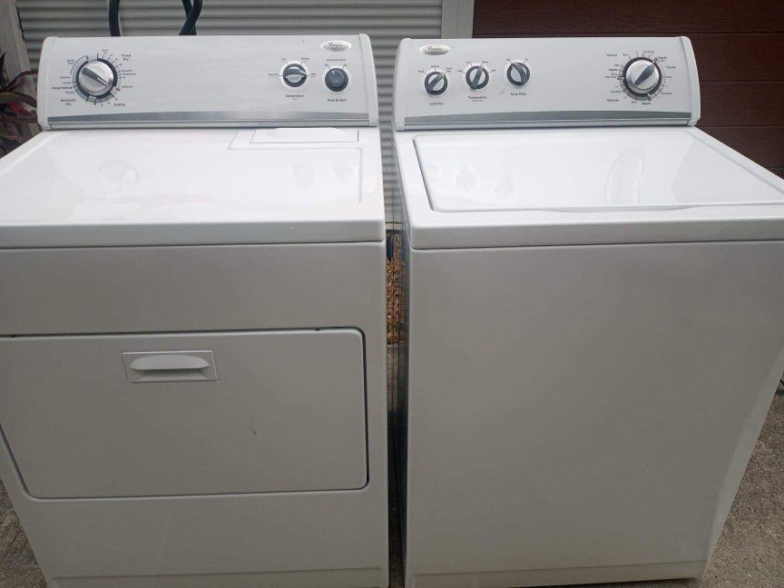 Wirphool Washer And Dryer Set 30 DAYS WARRANTY 