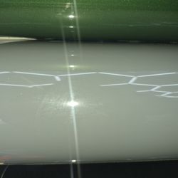 Glossy grey vinyl wrap roll