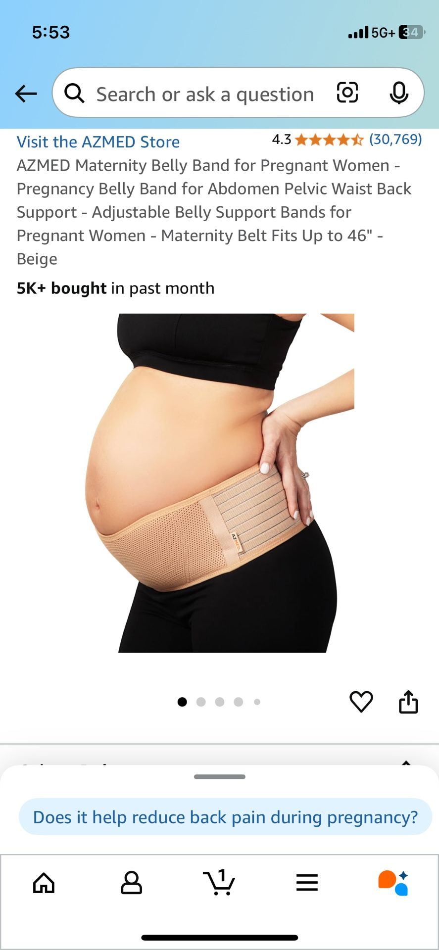 Maternity Belly Band For Pregnant Women