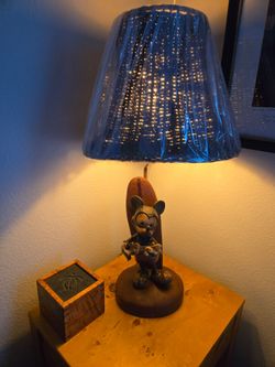 Disney Aulani Resort Mickey Surfer Lamp