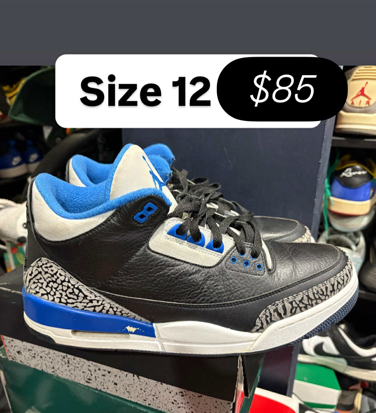 Jordan Retro 3s Size 12