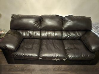 Black Leather Couch