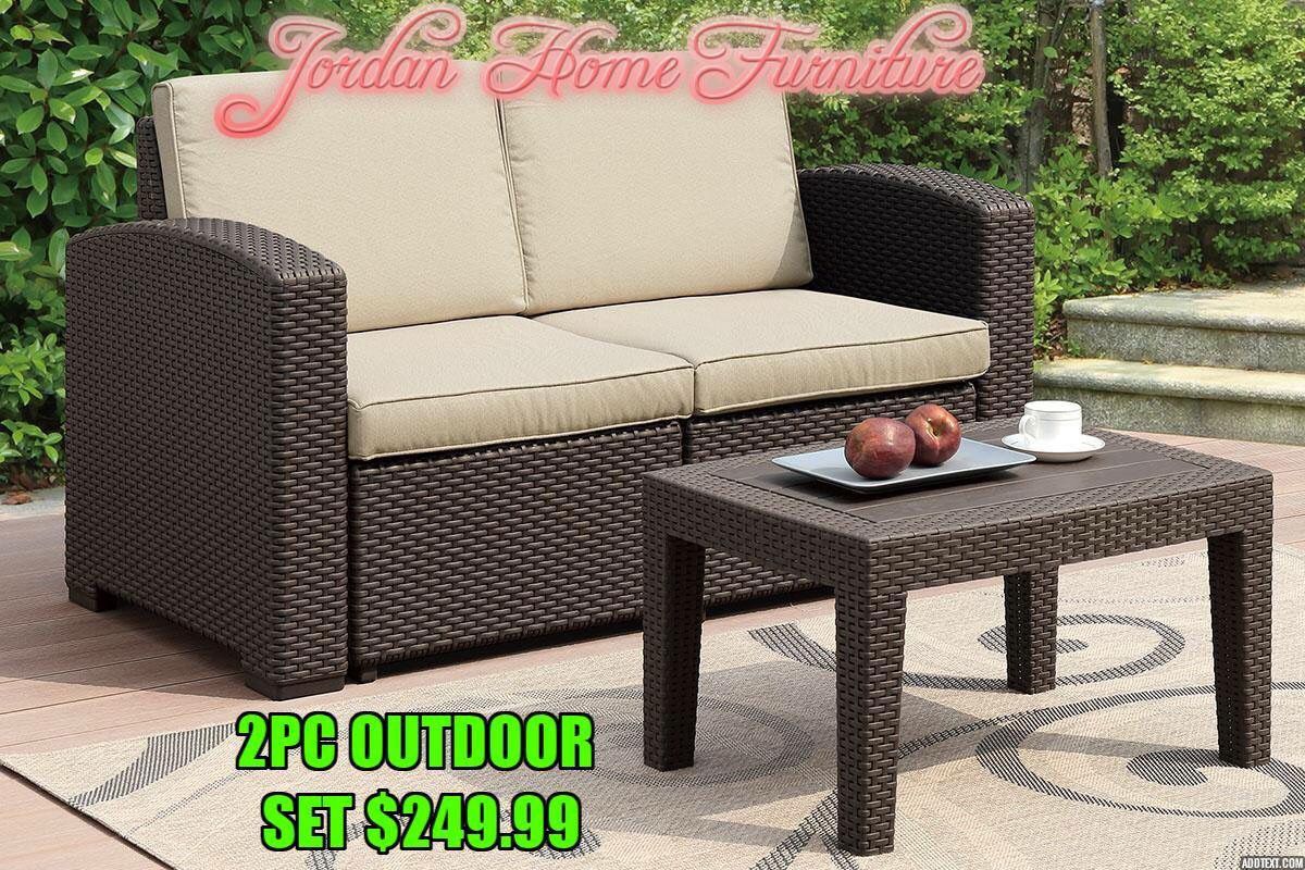 ☀️2pc Outdoor Set ☀️ Jordan Home Furniture ☀️ 2630 Niles st &3900 Chester ave ☀️