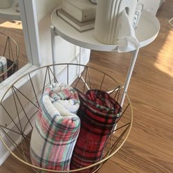 Red Plaid Throws