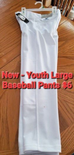 New - Youth Sz Large Baseball Pants $5