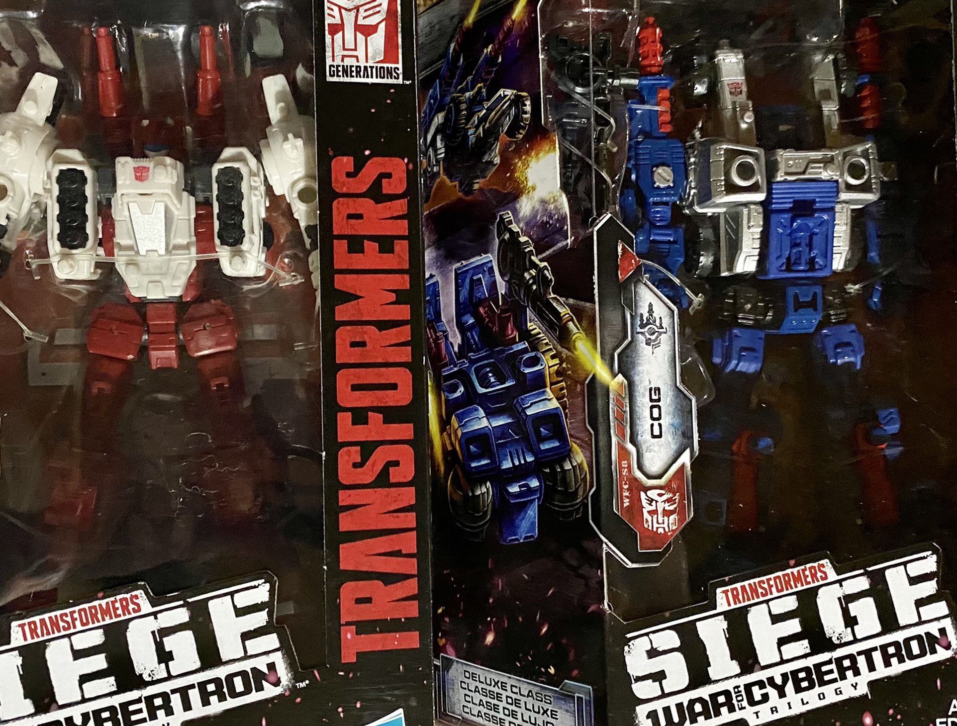 2 Transformers Cog & Sixgun (New In Box)