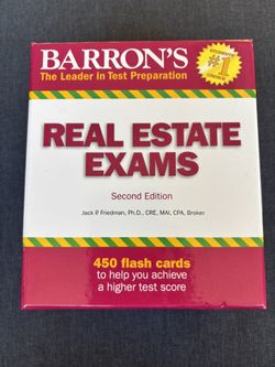 Real Estate Prep Flash cards & Book