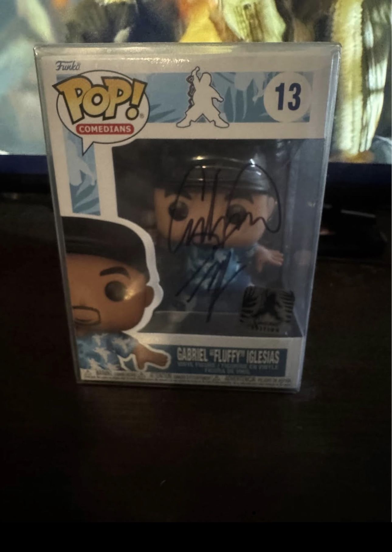 Signed Gabriel Iglesias Funko Pop