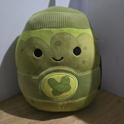 New, Rare Squishmallows Zaid the pickle jar