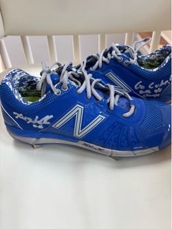 Kyle Hendricks signed cleats