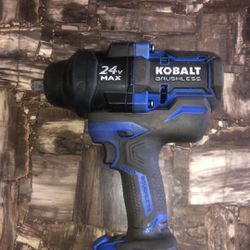 Kobalt XTR Brushless 1/2” Impact Wrench One Battery And Charger 