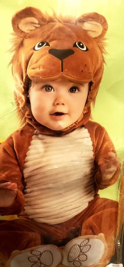 Kids Baby Lion Cub  Halloween Costume SPIRIT / Disfras De Leon Bebe  Niño Niña