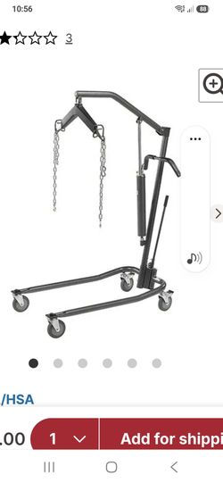 Patient lift machine