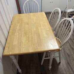 Table, Chairs and Benches