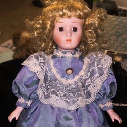 Vintage Porcelain Doll