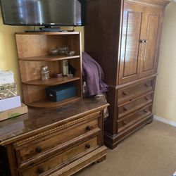 Dresser And Armoire