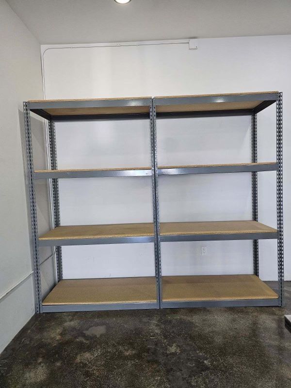 4 Tier American Made Storage Rack Shelves 4 ft W x 2 ft D Warehouse ...