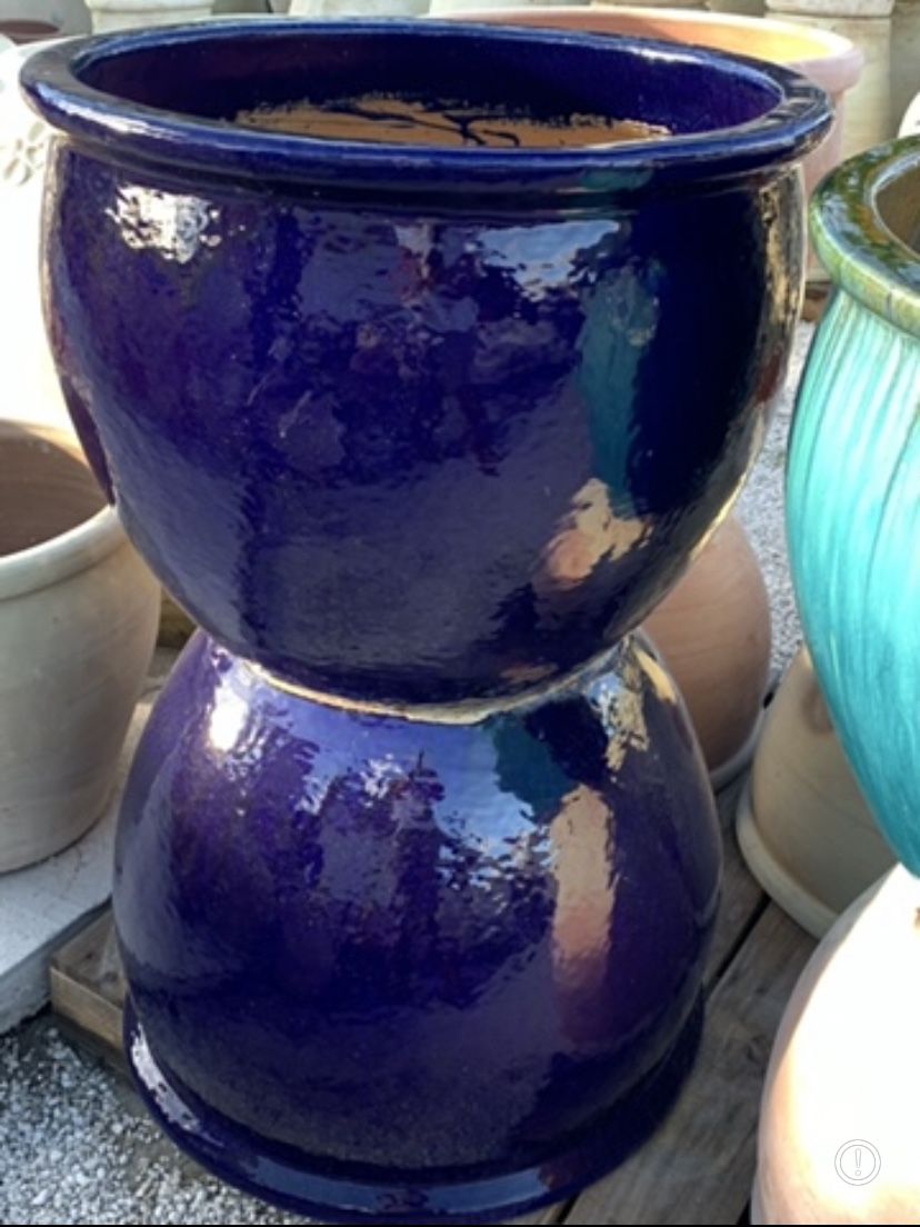 Huge Ceramic Planter Flower Pot