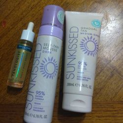 BRAND NEW TANING PRODUCTS, LOTIONS.. SEE PICS. ALL THREE FOR $30 