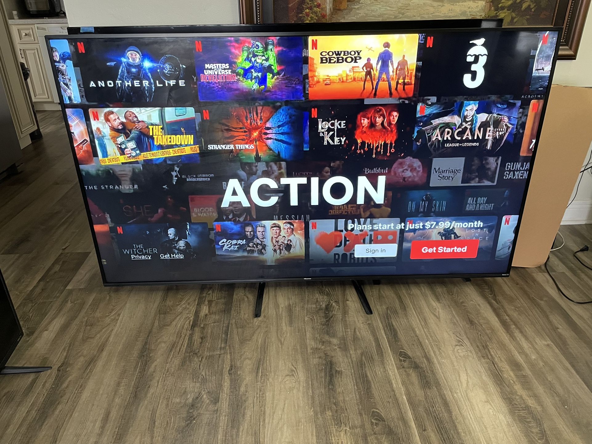 Hisense 75” Roku Smart TV 4K UHD HDR With New Remote Control $270 Firm On Price
