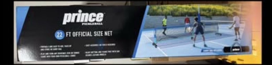 PRINCE Pickleball official size net with wheels