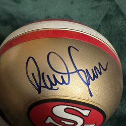San Francisco 49ers Randy cross mini Riddell helmet metal mask