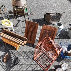 Furniture copper stools mid century tolls toys way too much to list,  All This Week Here Personal huge inventory