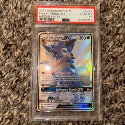 2019 Lycanroc GX PSA 10
