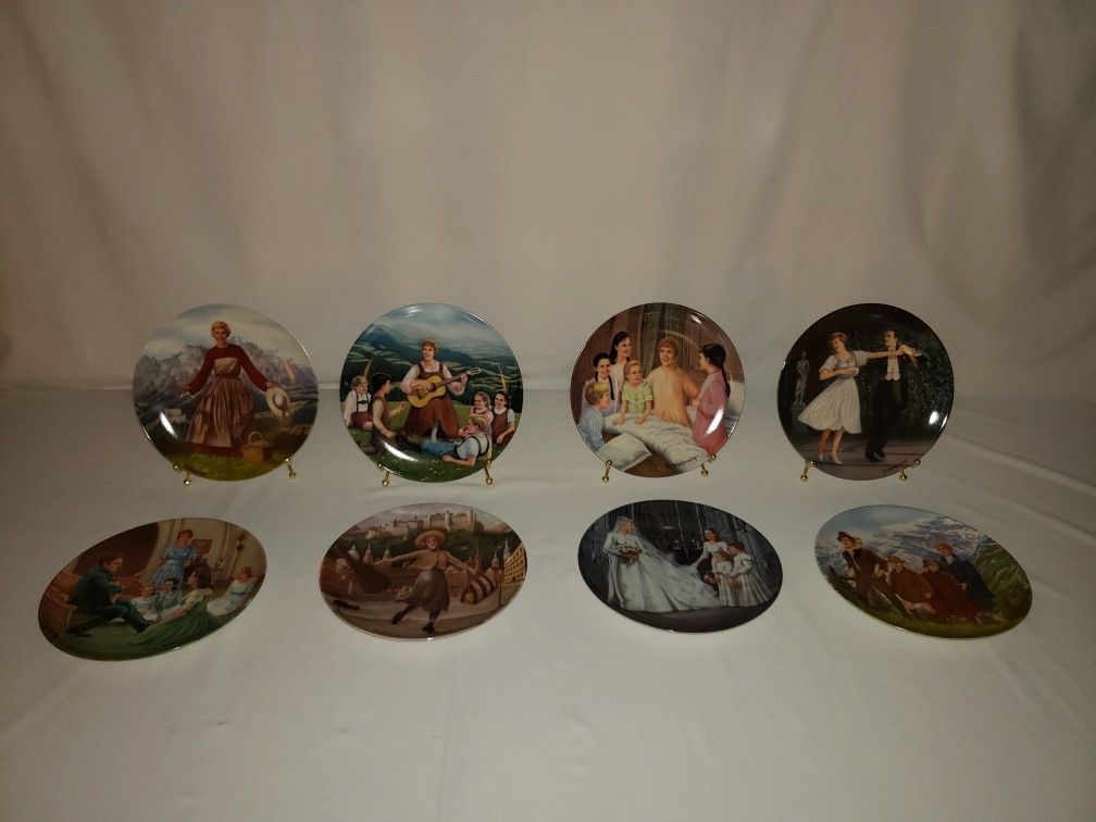 THE SOUND OF MUSIC - 8 COLLECTOR'S PLATES
