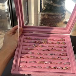  Rings 14k Gold Plated 