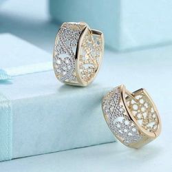 Gold Plated Huggie Earrings