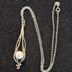 Noa Zuman Sterling Silver Pendant Necklace 