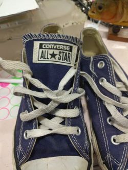 Size 3 Blue All-star Converse