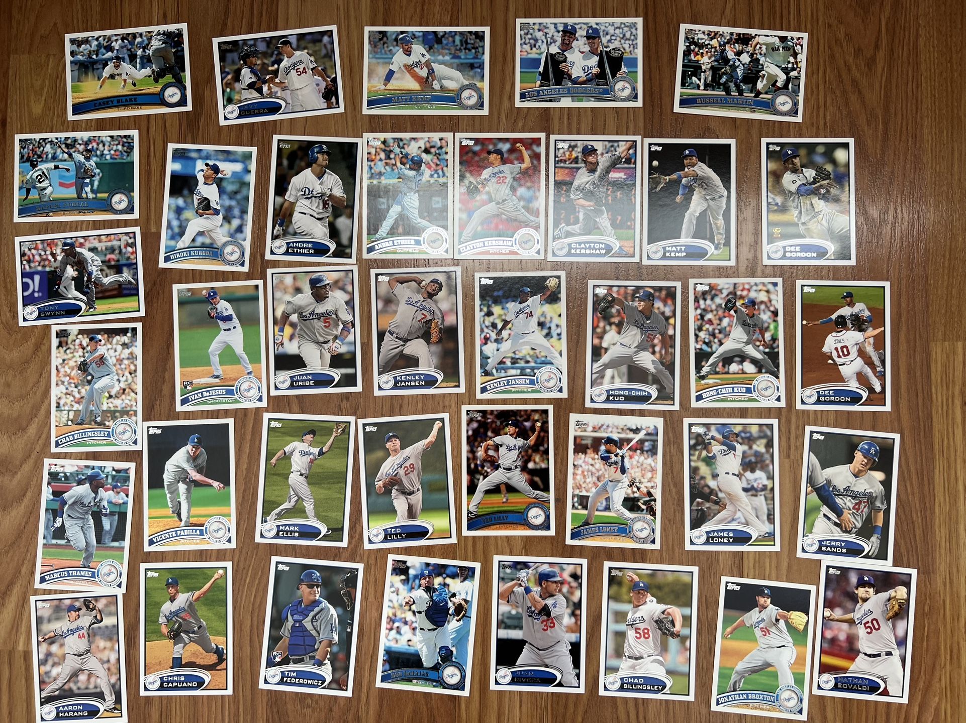 Dodgers Baseball Cards.