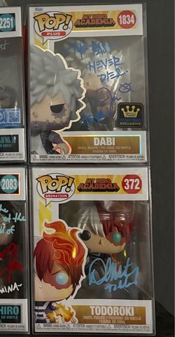 Dabi and Todoroki Signed Funko Pops