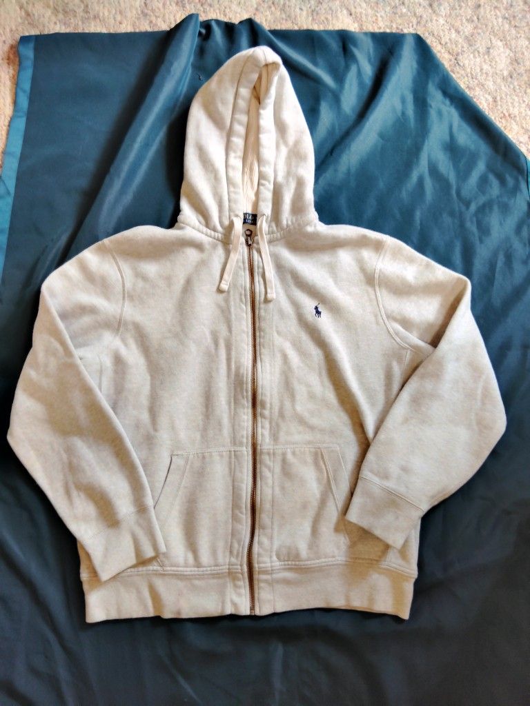 Men's Polo Ralph Lauren Grey Hoodie Sweatshirt