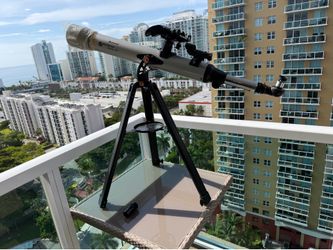 astronomical refracting telescope (lens telescope)